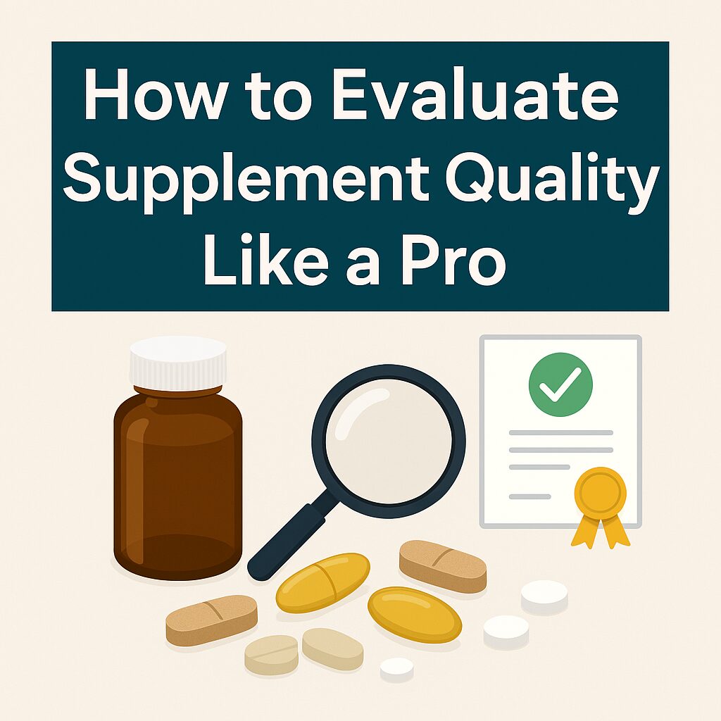 evaluating health supplements