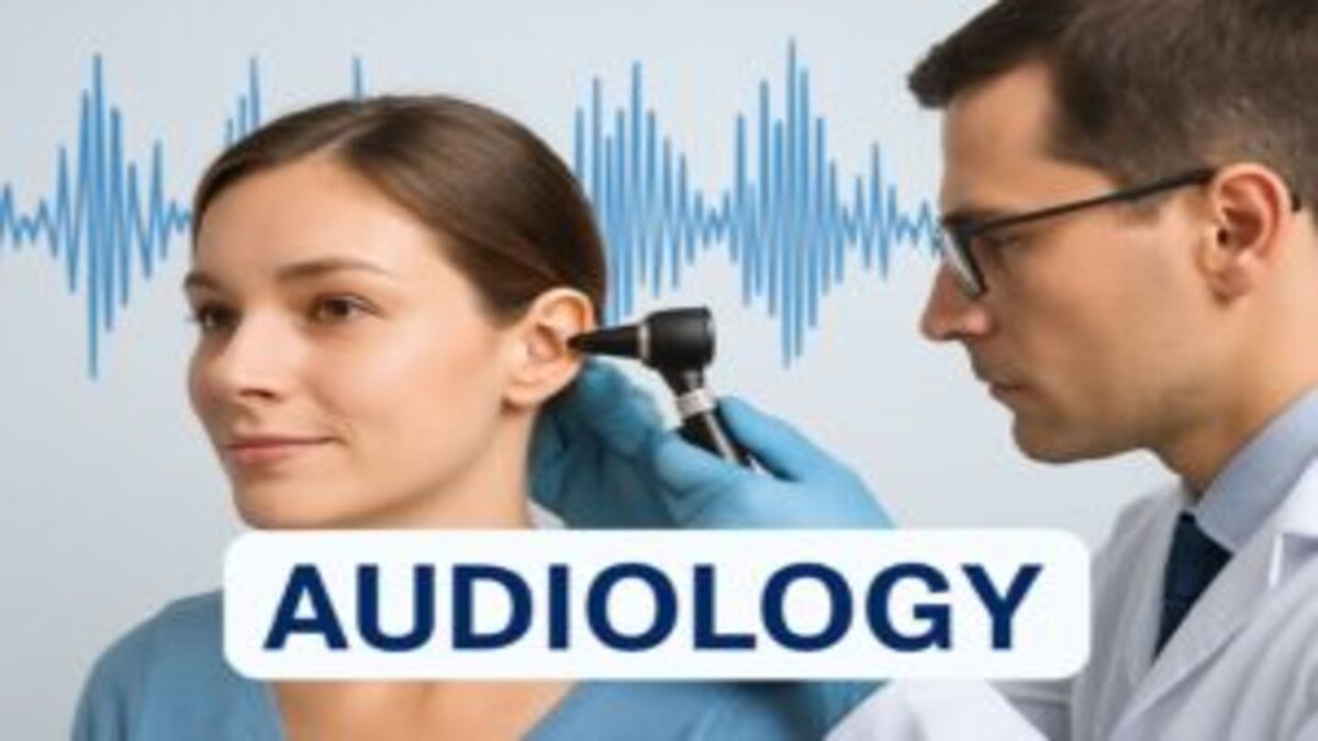 woman getting her hearing health checked