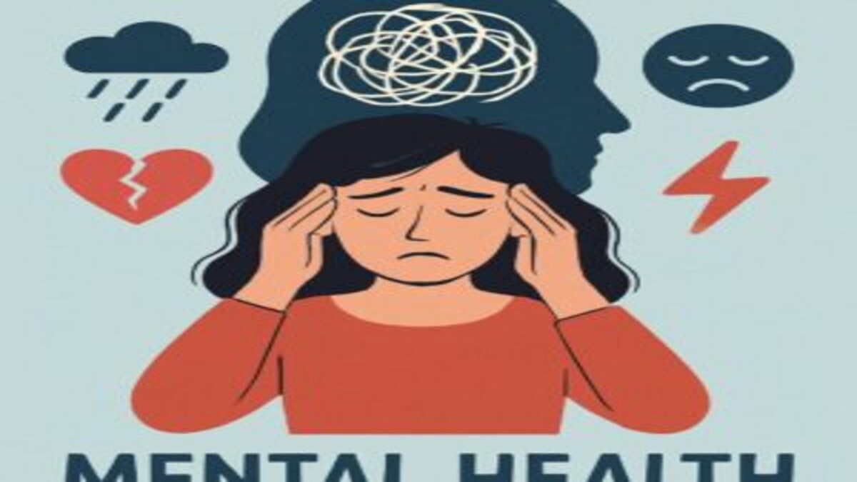 woman with mental health issues